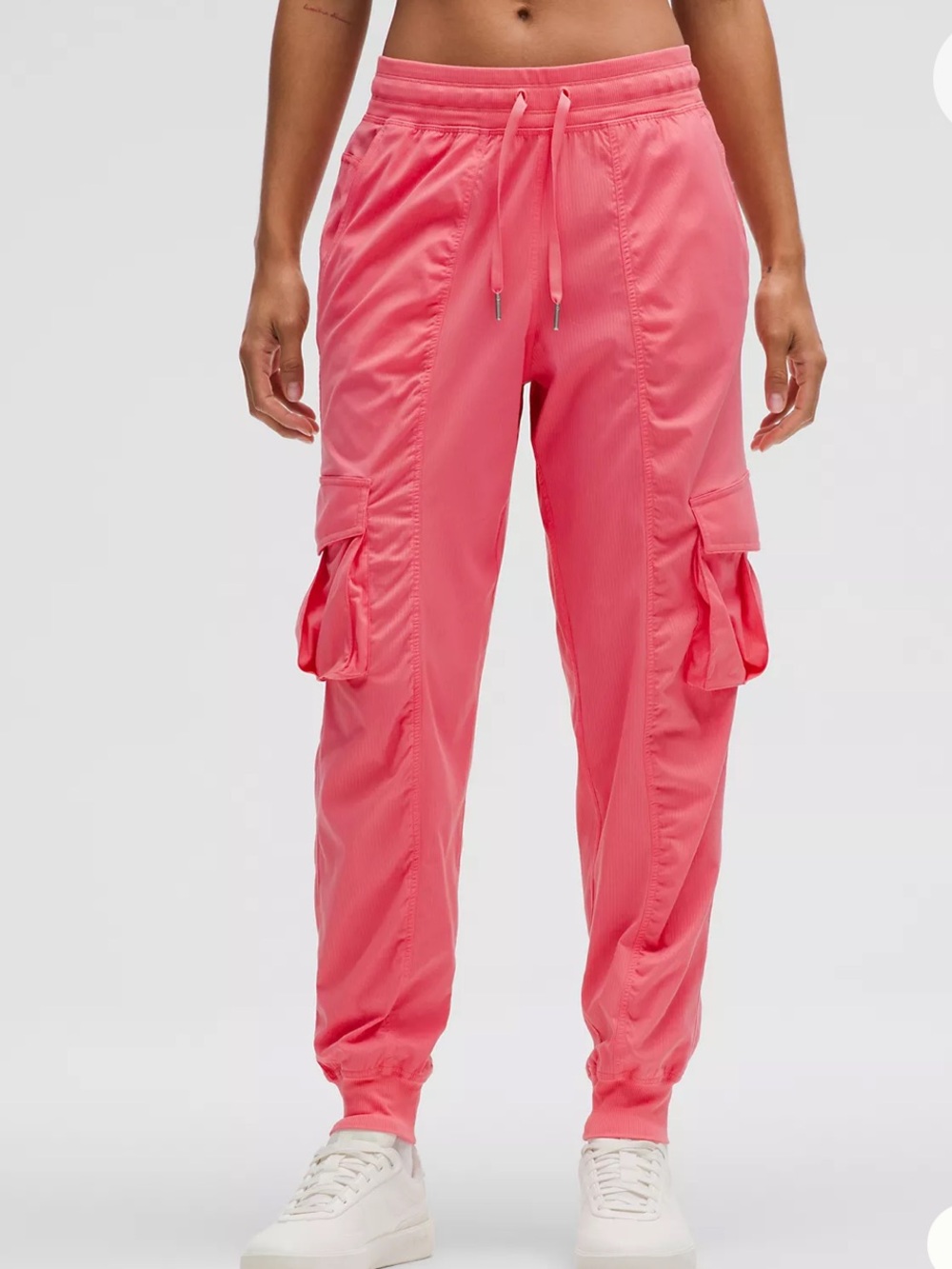 lululemon athletica Coral Pink Cargo Joggers